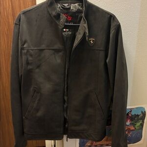 Emporio & Co Black Jacket dark mossy green (runs small) so id say L-Xl slim